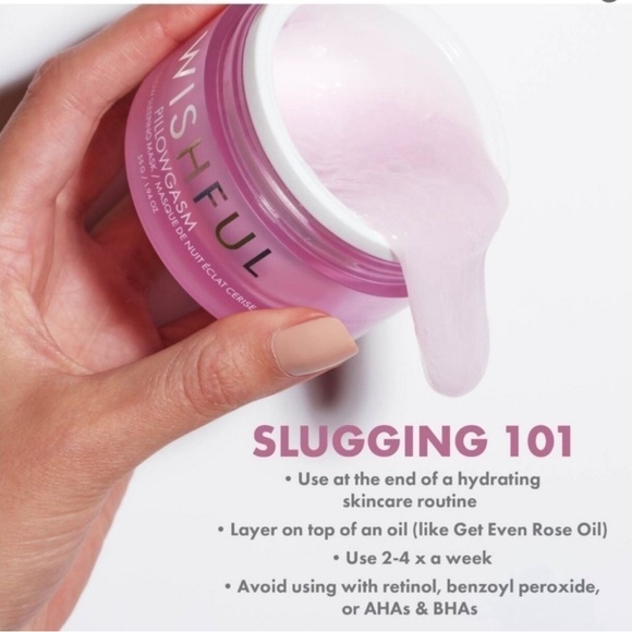 Huda Wishful Pillowgasm Cherry Glow Sleeping Mask delivers results instantly + - Picture 5 of 6